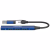 Концентратор Canyon hub DS-02 4in1 USB-A/C Blue (CNS-TDS02BL) - Image 1