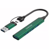 Концентратор Canyon hub DS-02 4in1 USB-A/C Green (CNS-TDS02GR) - Image 4
