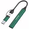 Концентратор Canyon hub DS-02 4in1 USB-A/C Green (CNS-TDS02GR) - Image 5