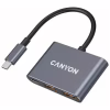 Концентратор Canyon hub DS-3 3in1 USB-C Dark Grey (CNS-TDS3) - Image 2