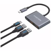 Концентратор Canyon hub DS-3 3in1 USB-C Dark Grey (CNS-TDS3) - Image 5