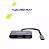 Концентратор Canyon hub DS-4 3in1 USB-C Grey (CNS-TDS4) - Image 12
