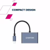 Концентратор Canyon hub DS-4 3in1 USB-C Grey (CNS-TDS4) - Image 8
