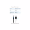 Дата кабель USB 2.0 AM to USB-C 1.5m 3A black Vention (COKBG) - Image 5
