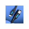 Кабель для принтера USB-C 2.0 to BM 1.5m 2A black Vention (CQUBG) - Image 2
