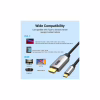 Кабель мультимедийный USB-C to HDMI M 2.0m V2.0 4K 60Hz black Vention (CRBBH) - Image 6
