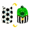 Мягкая игрушка Cats vs Pickles 2 в 1 – Котик и огурец Футбол (CVP2200-2) - Image 4