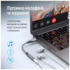 Перехідник USB-C to 3.5mm F 0.14m gray ColorWay (CW-AD-CJ) - Image 9