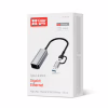 Адаптер USB-C + USB A to RJ45 Ethernet 1000Mbps ColorWay (CW-AD-CRG) - Image 5
