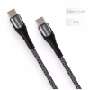 Дата кабель USB-C to USB-C 2.0m PD Fast Charging 65W 3A grey ColorWay (CW-CBPDCC039-GR) - Image 2