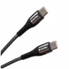 Дата кабель USB-C to USB-C 2.0m PD Fast Charging 65W 3A grey ColorWay (CW-CBPDCC039-GR) - Image 1