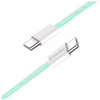 Дата кабель USB-C to USB-C 1.0m 60W 3.0А green ColorWay (CW-CBPDCC061-G) - Image 4
