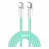 Дата кабель USB-C to USB-C 1.0m 60W 3.0А green ColorWay (CW-CBPDCC061-G) - Image 1