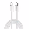 Дата кабель USB-C to USB-C 2.0m (braided cotton) (PD Fast Charging 60W) 3.0А grey ColorWay (CW-CBPDCC068-GR) - Image 1