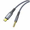 Кабель мультимедийный USB-C to 3.5mm M 1.2m gray ColorWay (CW-CBPDJ071-G) - Image 3