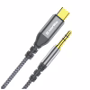 Кабель мультимедийный USB-C to 3.5mm M 1.2m gray ColorWay (CW-CBPDJ071-G) - Image 4