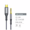 Кабель мультимедийный USB-C to 3.5mm M 1.2m gray ColorWay (CW-CBPDJ071-G) - Image 5