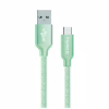 Дата кабель USB 2.0 AM to USB-C 1.0m mint ColorWay (CW-CBUC003-MT) - Image 1