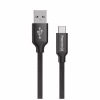 Дата кабель USB 2.0 AM to USB-C 2.0m black ColorWay (CW-CBUC008-BK) - Image 1