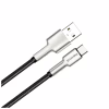 Дата кабель USB 2.0 AM to USB-C 1.0m head metal black ColorWay (CW-CBUC046-BK) - Image 2