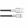 Дата кабель USB 2.0 AM to USB-C 1.0m head metal black ColorWay (CW-CBUC046-BK) - Image 4