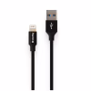 Дата кабель USB 2.0 AM to Lightning 1.0m black ColorWay (CW-CBUL004-BK) - Image 1