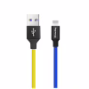 Дата кабель USB 2.0 AM to Lightning 1.0m National ColorWay (CW-CBUL052-BLY) - Image 1