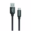 Дата кабель USB 2.0 AM to Micro 5P 1.0m black ColorWay (CW-CBUM002-BK) - Image 1