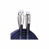 Дата кабель USB 2.0 AM to Micro 5P 1.0m zinc alloy blue ColorWay (CW-CBUM011-BL) - Image 1