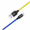 Дата кабель USB 2.0 AM to Micro 5P 1.0m National ColorWay (CW-CBUM052-BLY) - Image 3