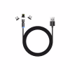 Дата кабель USB 2.0 AM to Lightning + Micro 5P + USB-C 1.0m Magnetic Ro ColorWay (CW-CBUU037-BK) - Image 3