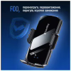 Универсальный автодержатель ColorWay FlameGrip, автозажим, Wireless Charger 15W Black (CW-CHAW070Q-BK) - Image 12