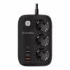 Мережевий фільтр живлення ColorWay CW-CHE34PDB 3 роз/4USB GaN3 Pro (CW-CHE34PDB) - Image 1