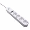 Мережевий фільтр живлення ColorWay CW-CHE44W, 4 розетки/4USB White 2M (CW-CHE44W) - Image 3