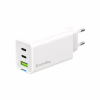 Зарядное устройство ColorWay GaN Mini 65W PD Port PPS USB (USB-2C1A) white (CW-CHS058PD-WT) - Image 1