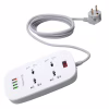 Сетевой фильтр питания ColorWay 4 розетки/4USB White 1.8м (1QC3.0 + 3 AUTO ID) (CW-CHU44QW) - Image 2
