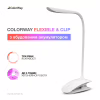 Настольная лампа ColorWay LED Flexible & Clip со встроенным аккумулятором 500mAh (CW-DL04FCB-W) - Image 9