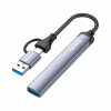 Концентратор ColorWay USB-A/USB-C 4-in-1 USB2.0х2/USB3.0/USB-C2.0 (CW-HUB06) - Image 3