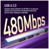 Концентратор ColorWay USB-A/USB-C 4-in-1 USB2.0х2/USB3.0/USB-C2.0 (CW-HUB06) - Image 9