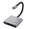 Концентратор ColorWay USB-C 3-in-1 USB 3.0 + HDMI 4K + USB-C PD100W (CW-HUB08) - Image 2