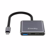 Концентратор ColorWay USB-C 3-in-1 USB 3.0 + HDMI 4K + USB-C PD100W (CW-HUB08) - Image 3