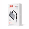 Концентратор ColorWay USB-C 3-in-1 USB 3.0 + HDMI 4K + USB-C PD100W (CW-HUB08) - Image 5