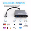 Концентратор ColorWay USB-C 3-in-1 USB 3.0 + HDMI 4K + USB-C PD100W (CW-HUB08) - Image 10