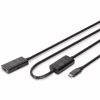 Дата кабель USB-С to USB-C 10.0m M/F USB3.2 Gen1 Active 5G Digitus (DA-73109) - Image 1