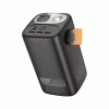 Батарея универсальная HOCO 60000mAh Astrum PD/100W, QC/3.0, LED lamp, Black (DB160 / 714724) - Image 1