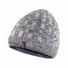 Водонепроницаемая шапка Dexshell Heathered Rib Knit Beanie Onesize 56-58 см біло-сіра (DH32405MBL) - Image 1
