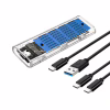 Карман внешний Dynamode M.2 SSD NVMe/SATA combo ч-з USB3.2 GEN2 Type-C (DM-CAD-SSD09) - Image 1