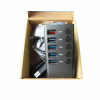 Концентратор Dynamode 5 ports USB3.0 to 4*USB3.0+2.4А Power Adapter 2.5A/12V (DM-UH-P405-G) - Image 9