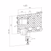 Органайзер для стола OfficePro 3-piece desk mounted rotating pegboard (DO640B) - Image 6