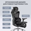 Офісне крісло Sihoo з підставкою для ніг DORO C300L Mesh Black with footrest (DORO-C300L-A3-101-JT) - Image 9
